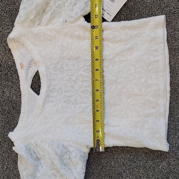 NWT Free People Y2K  Round Neck Long Puff Sleeve Top blouse tee - Picture 6 of 12